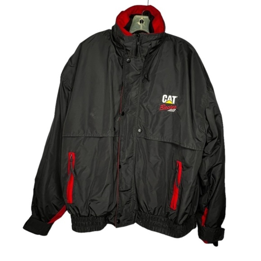 Vintage‎ Cat Racing Embroidered Coat and Sherpa Jacket Liner